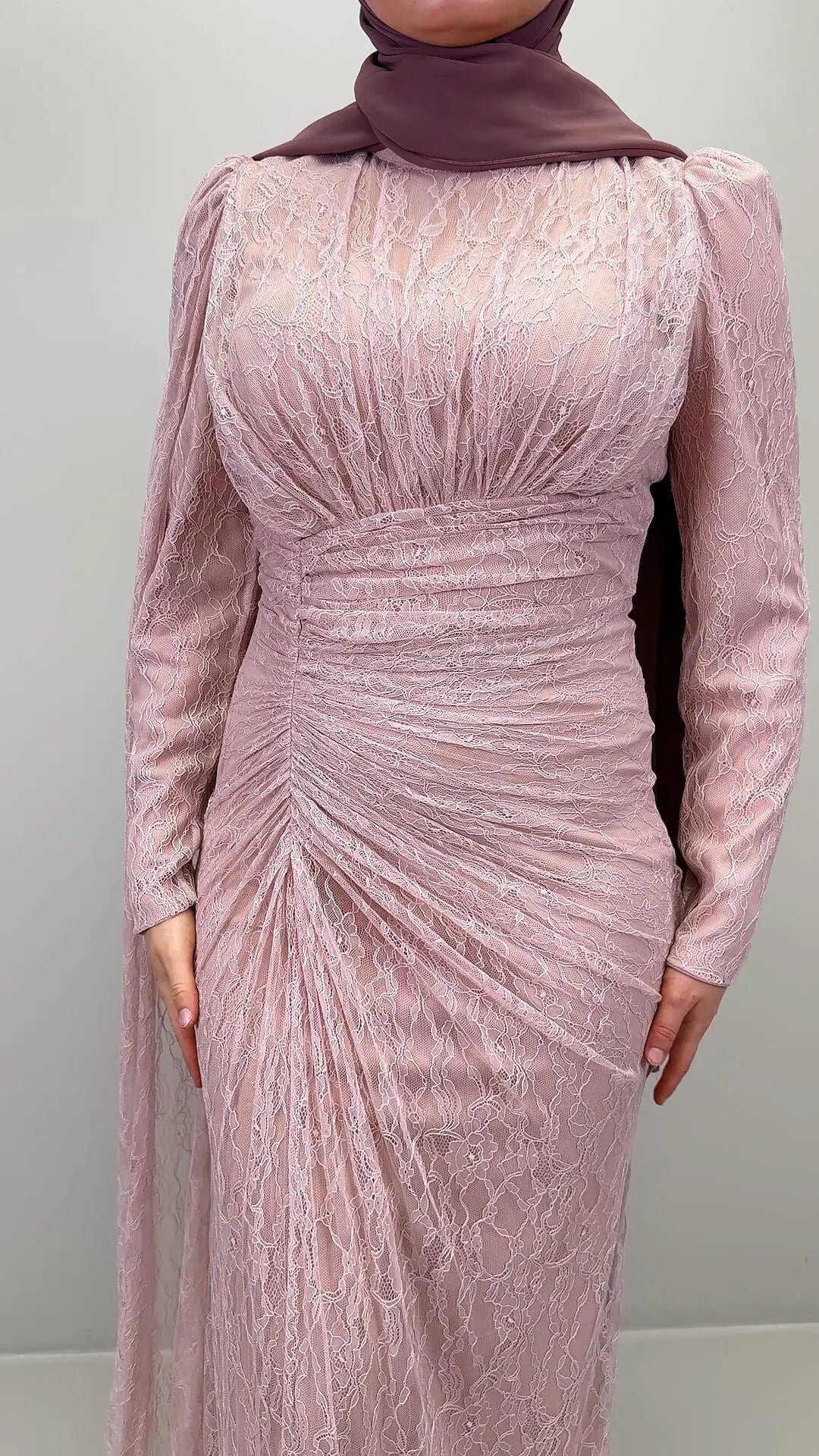 Asell aftonklänning rosa