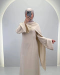 Zera Aftonklänning Beige