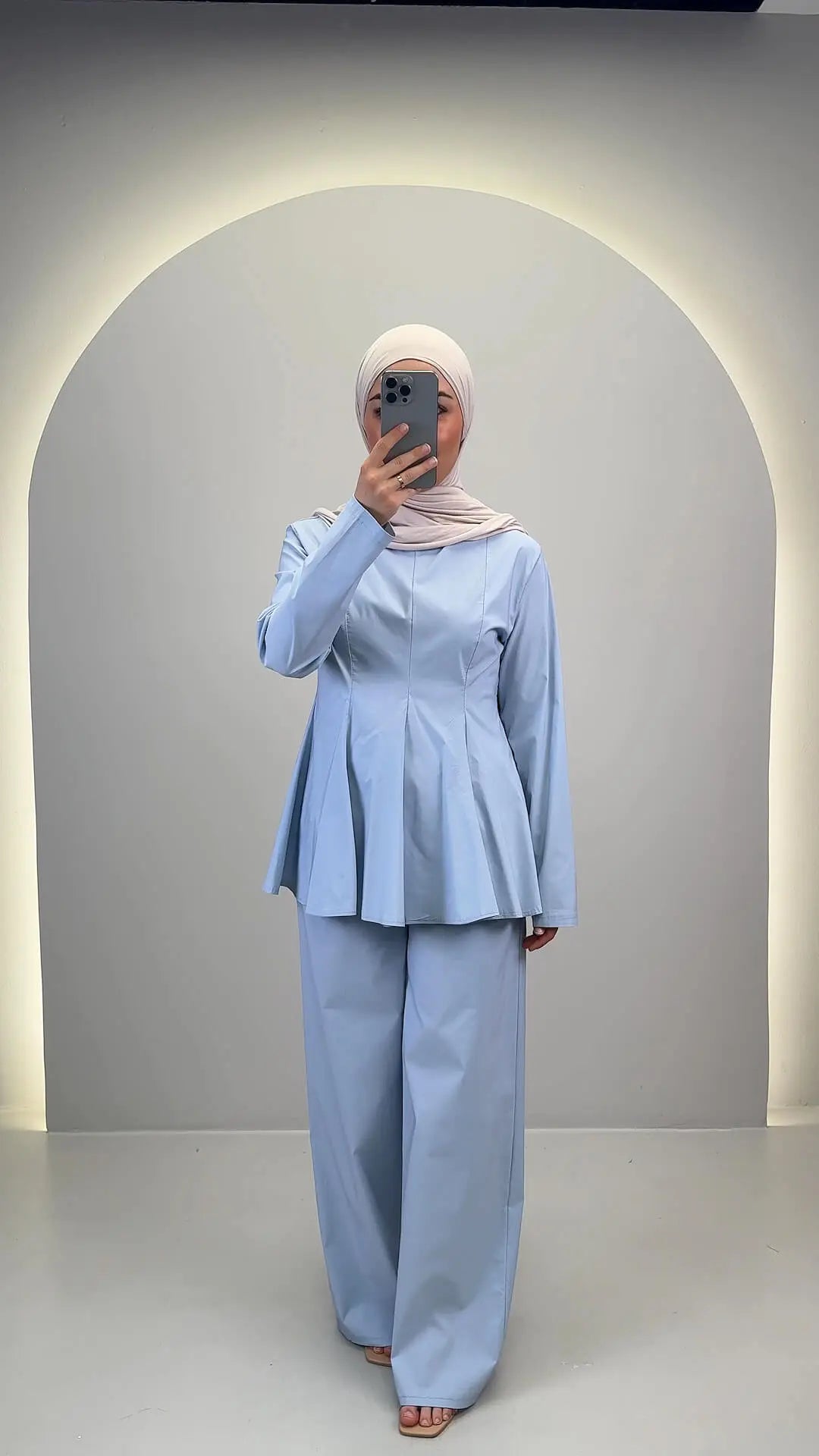 Sereen Peplum Topp