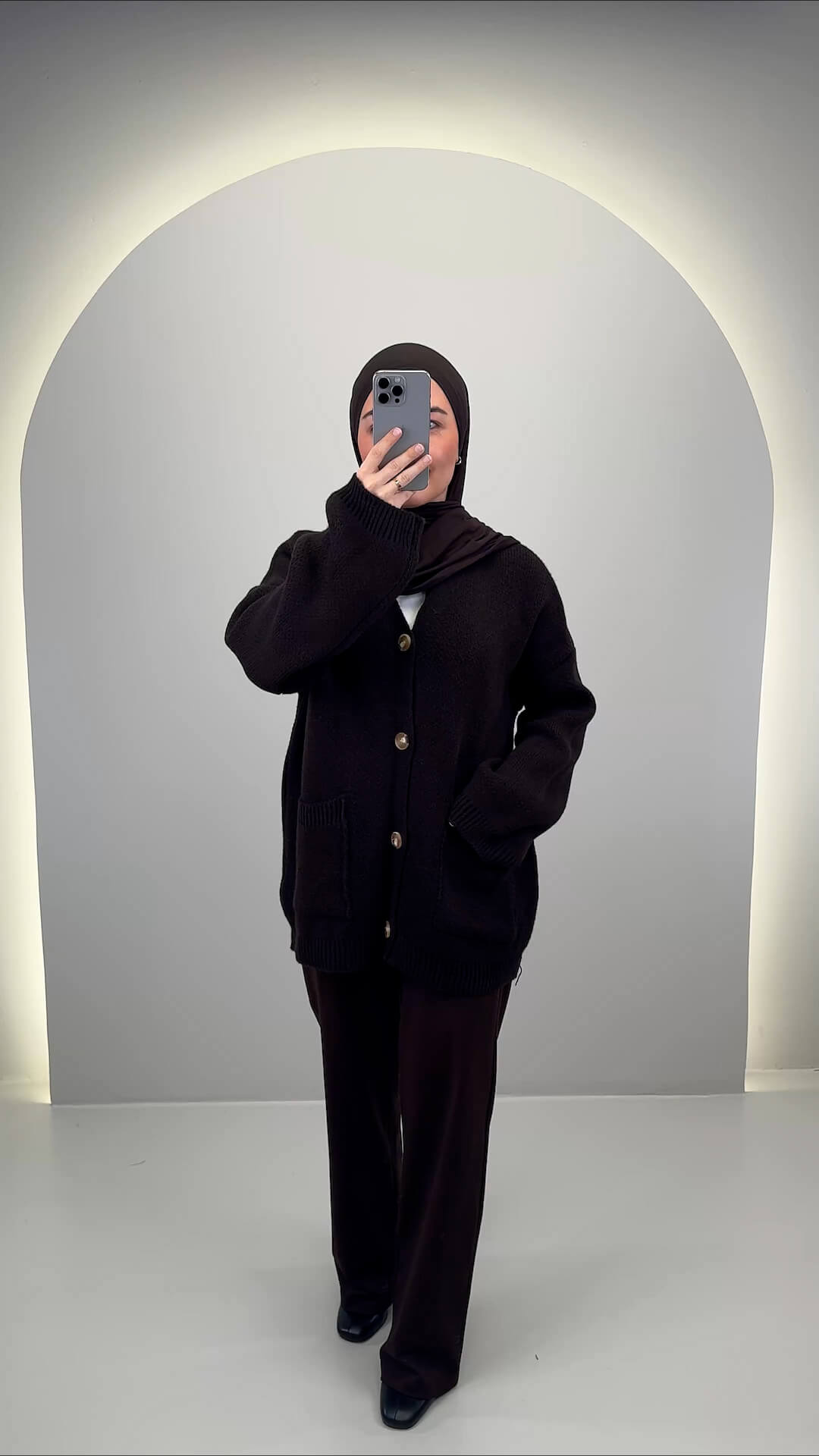 Orina Cardigan Braun