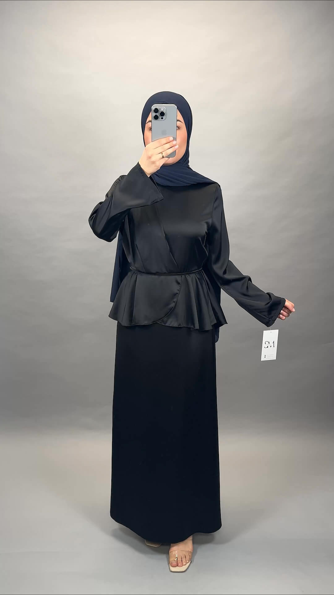 Siana aftonklänning svart