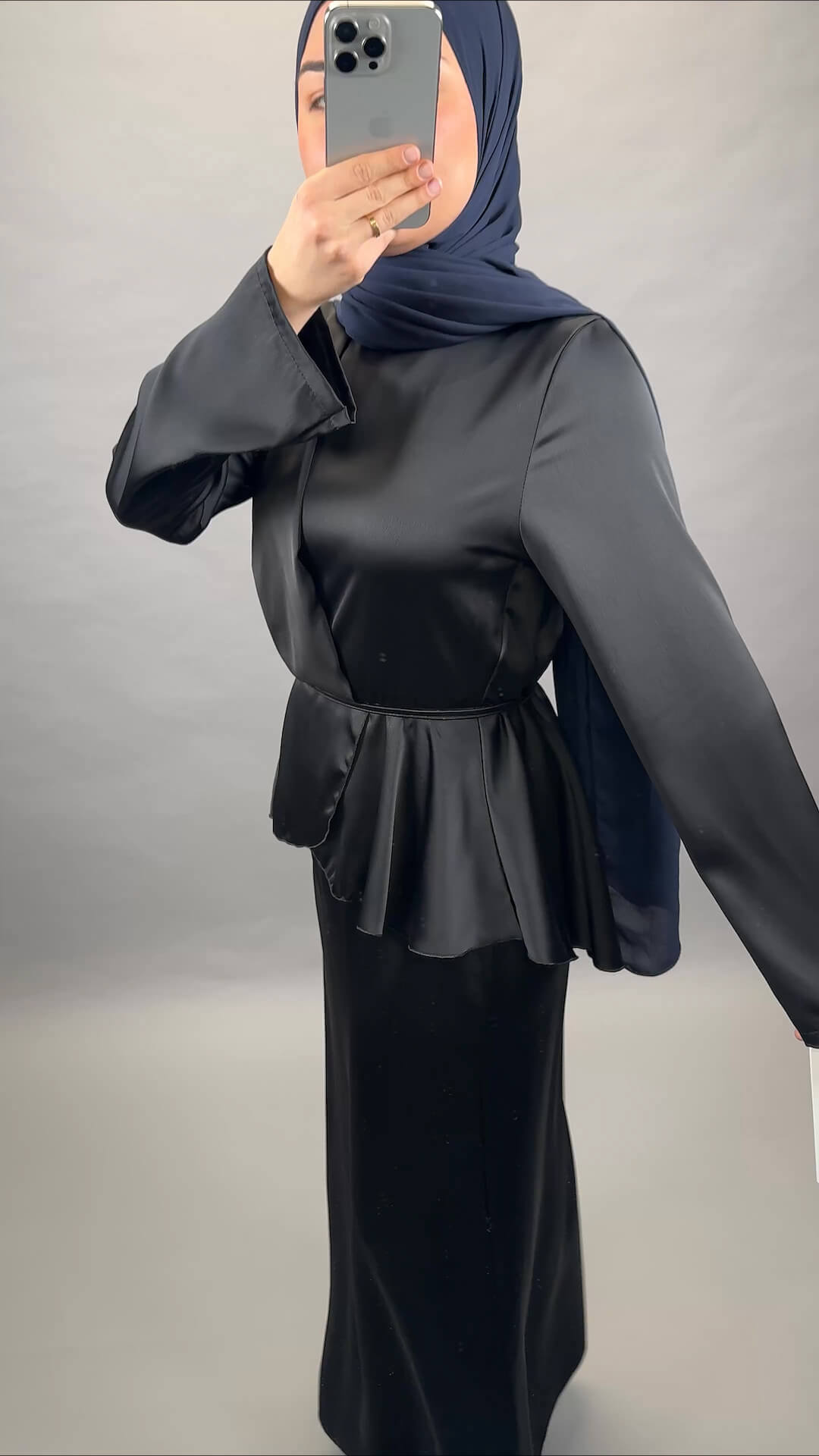 Siana aftonklänning svart