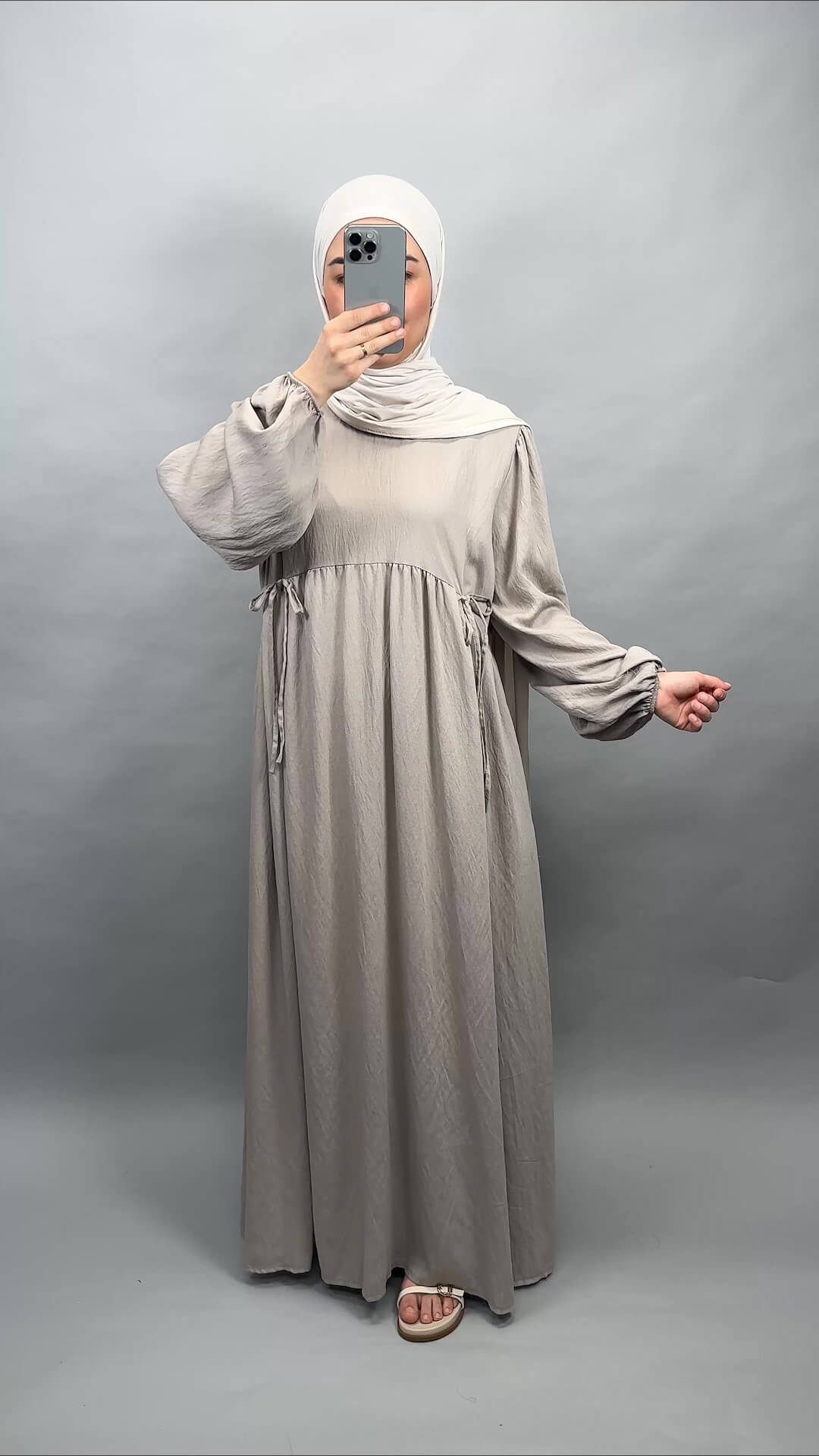 Hirasu Kleid Beige