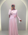 Noor aftonklänning rosa