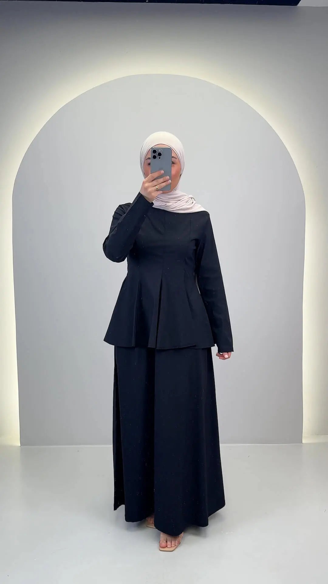 Sereen Peplum Topp