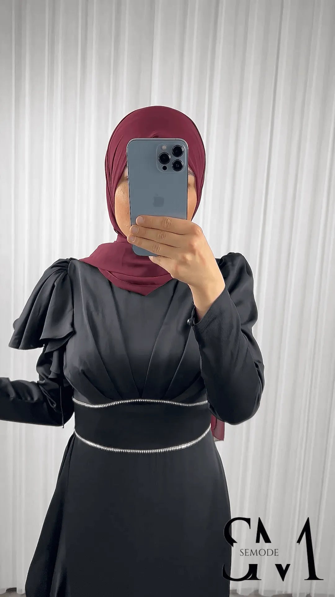 Gül Abendkleid Schwarz - Semode