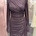 Eliza Evening dress Brown 01