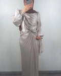 Yildiz Abendkleid Beige 01