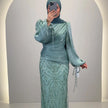 Dian aftonklänning Mint 01