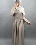 Nalinay Kleid Beige