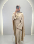 Zerafin kvällsklänning beige