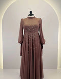 Rima Evening dress Taupe
