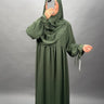 Mila Abaya Set med Khimar Khaki