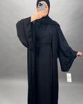 Pinar Abaya Set svart