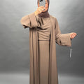 Semaa Abaya Set Taupe