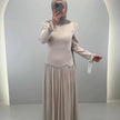 Yagmur aftonklänning beige