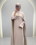 Meriya aftonklänning beige