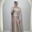 Tiya kvällsklänning beige