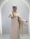 Zera Aftonklänning Beige