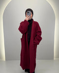 Mıyaz Coat Burgundy