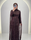 Nirama Evening dress Brown