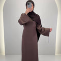 Classy Dress Brown 01