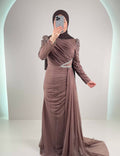 Efila Evening dress Brown