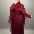 Gabi Abaya bordeaux