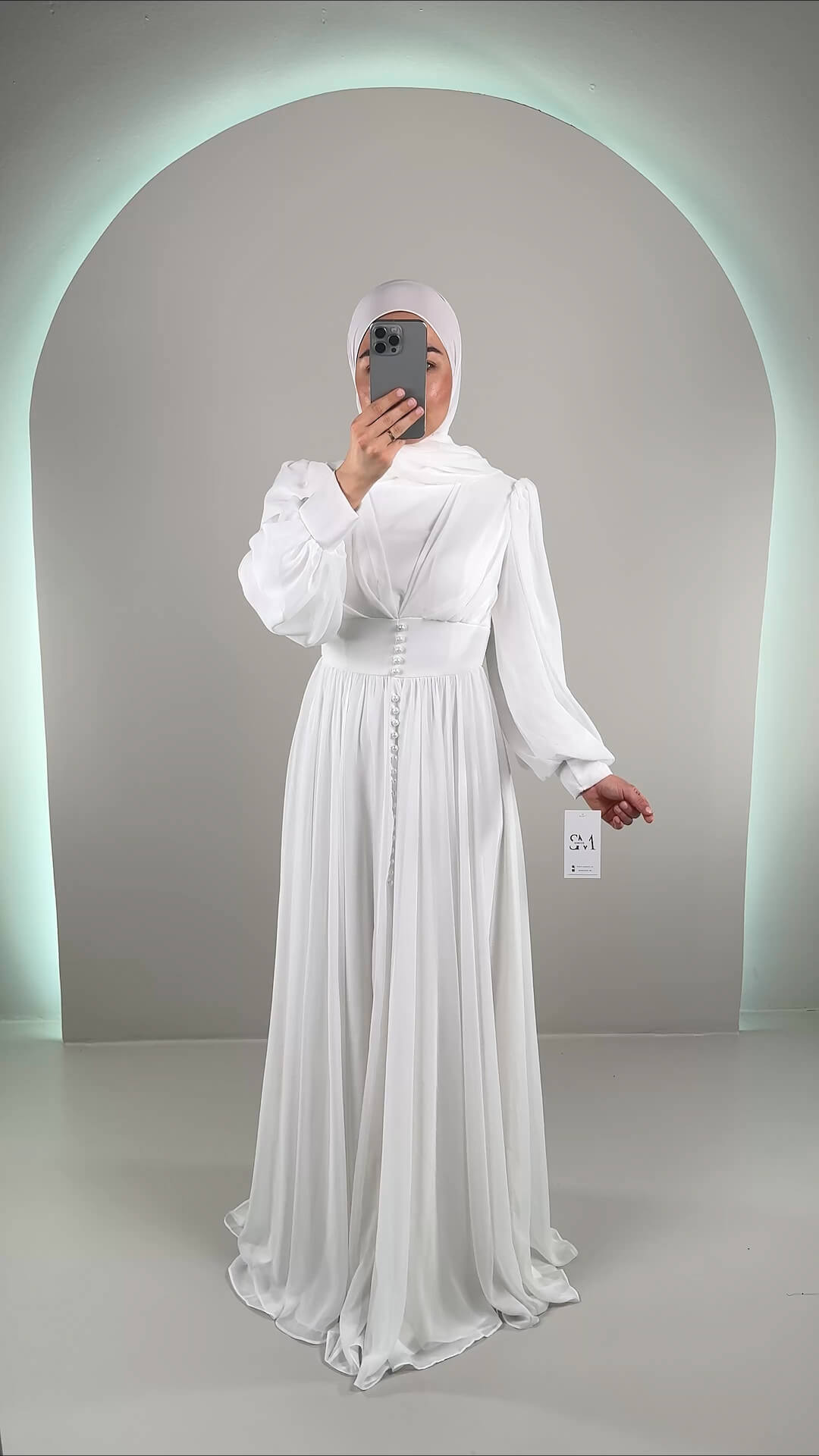 Hafsa bröllopsklänning