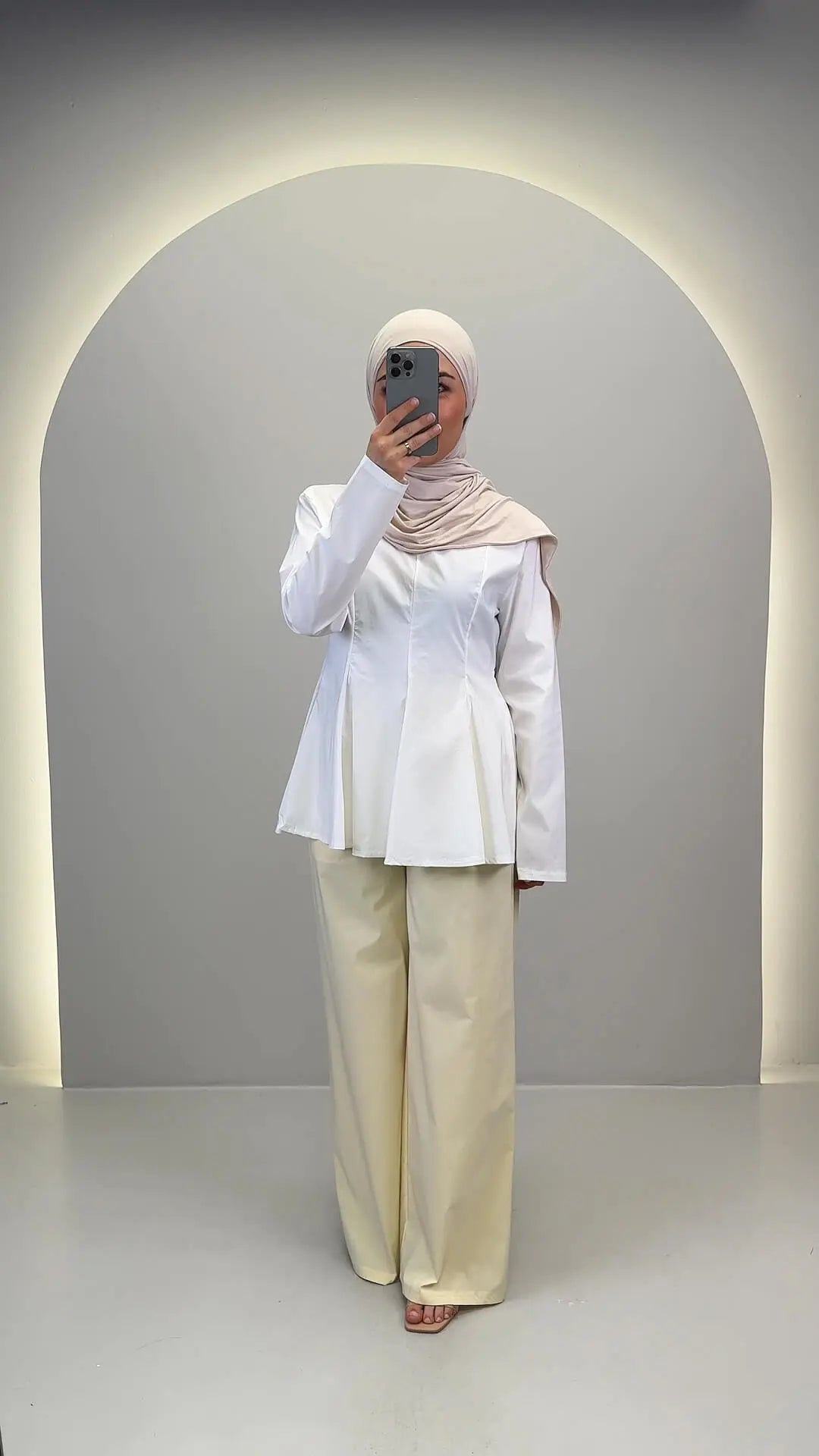 Sereen Peplum Topp