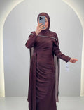 Leyla Evening dress Brown