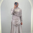 Liyan kvällsklänning beige
