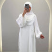 Misa Abaya Set med Khimar Vit
