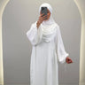 Misa Abaya Set med Khimar Vit
