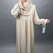 Mila Abaya Set med Khimar Beige