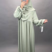Mila Abaya Set med Khimar Mint