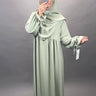 Mila Abaya Set med Khimar Mint