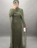 Milea Evening dress Khaki
