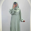 Hifaya Abaya Set med Khimar Mint