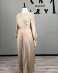 Ponti kvällsklänning beige