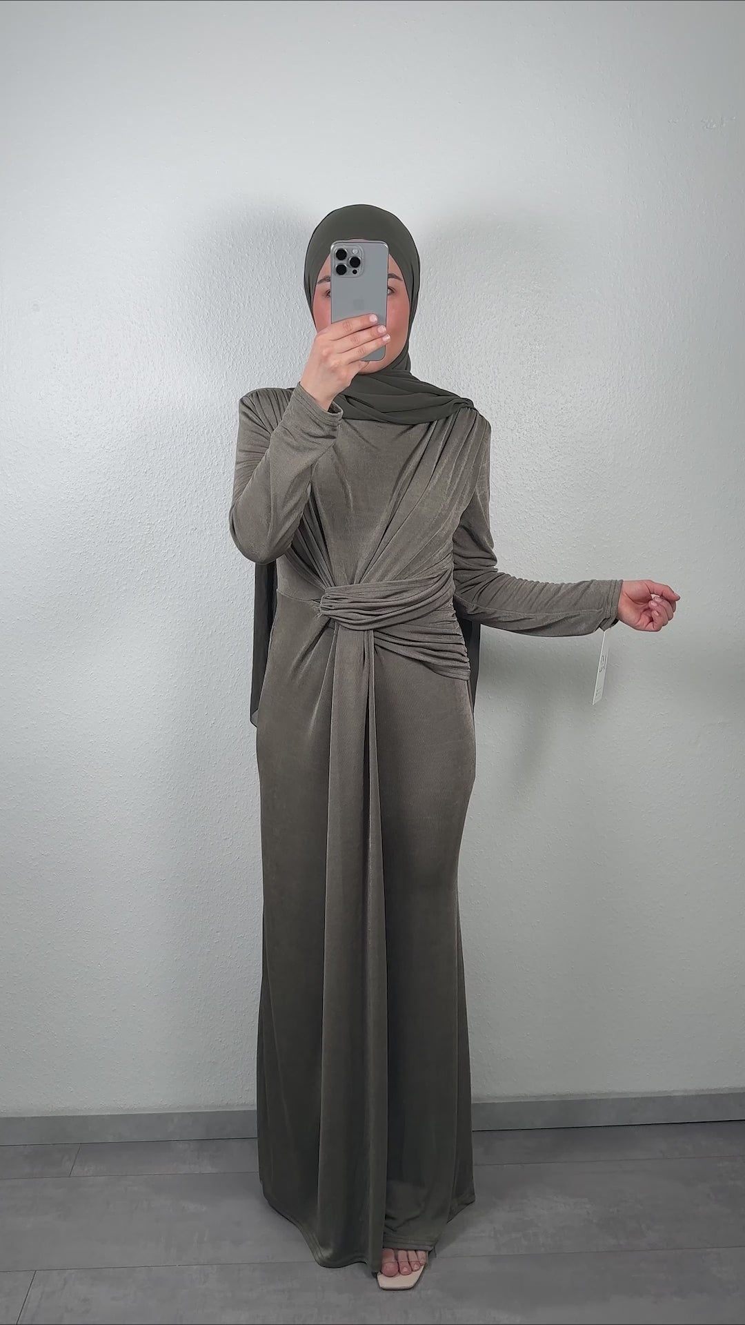 Eda Abendkleid Khaki