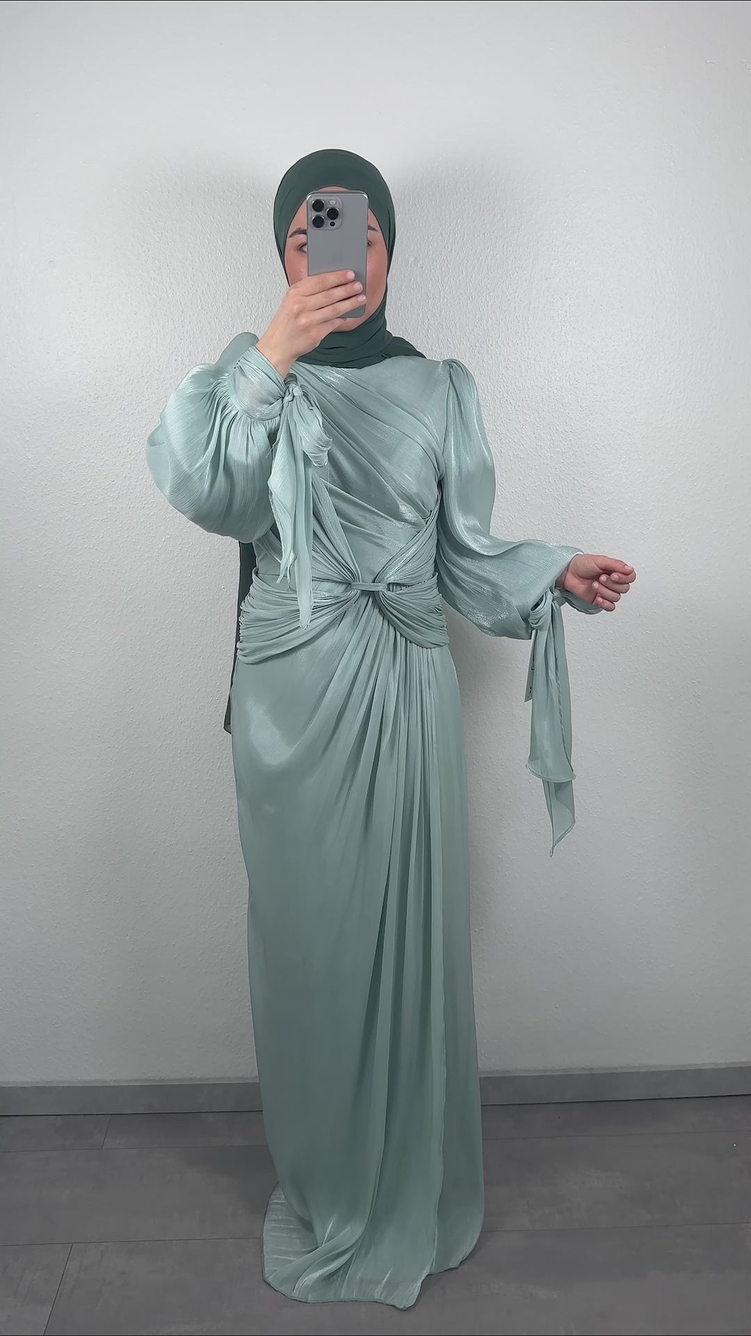 Robe de soirée Yildiz Mint