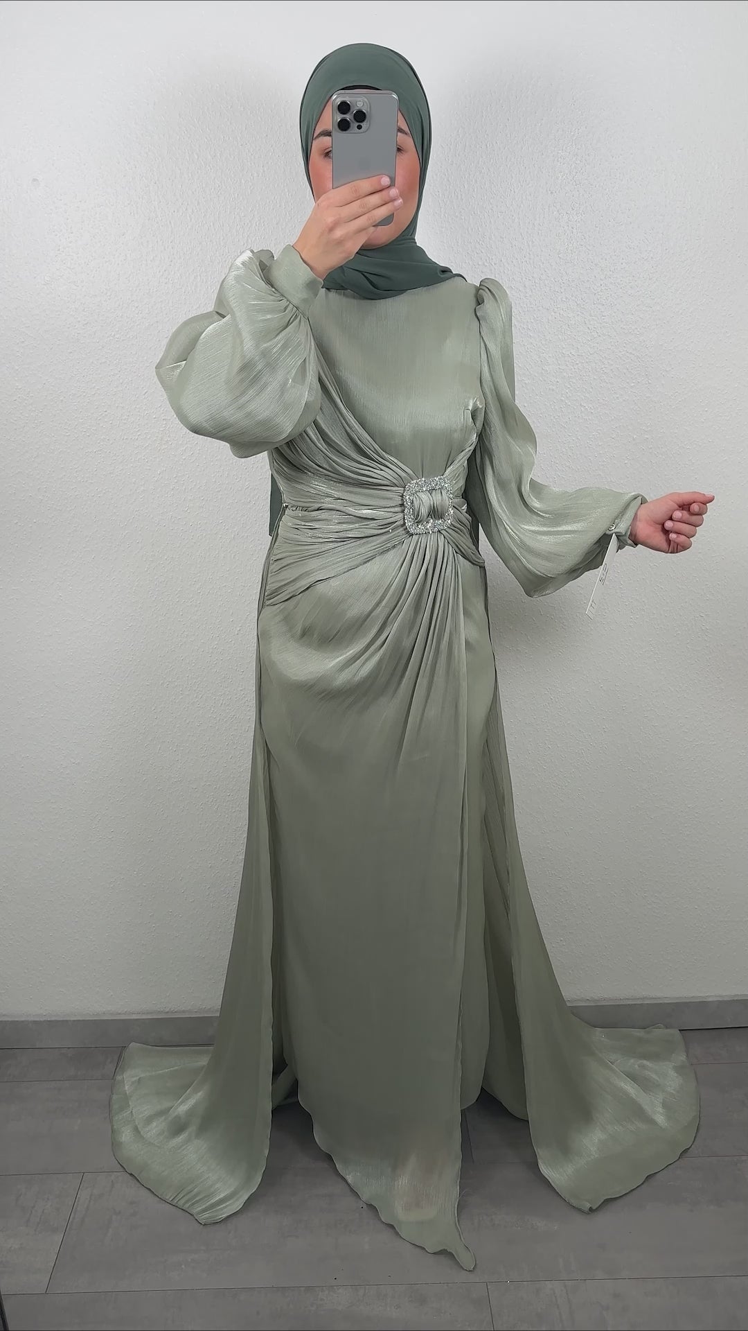 Nur Abendkleid Mint 01