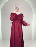 Reyna Klänning Bordeaux