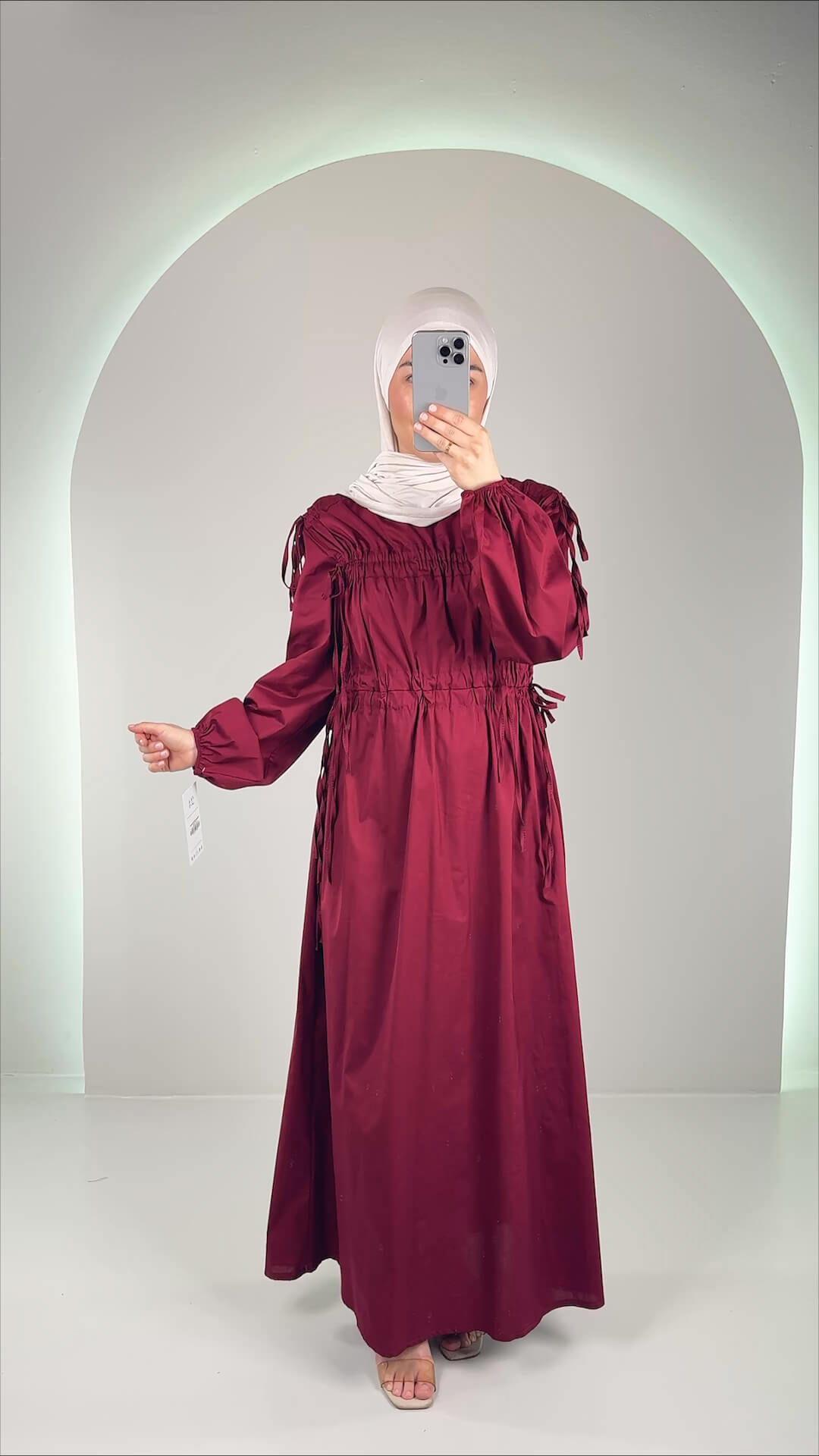 Reyna Kleid Bordo