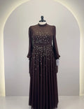 Rima Evening dress Brown
