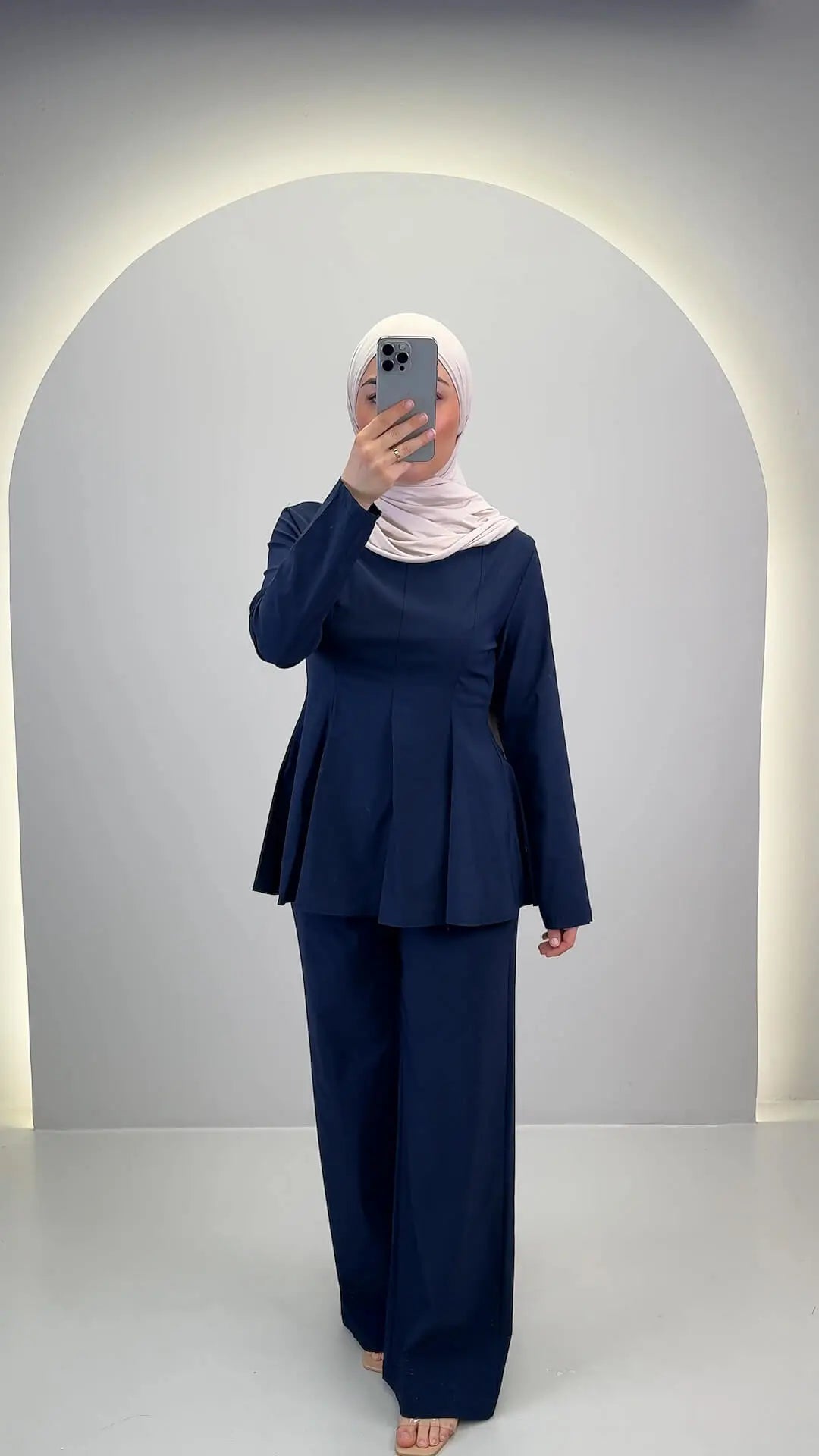 Sereen Peplum Topp
