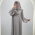 Hifaya Abaya set med Khimar taupe