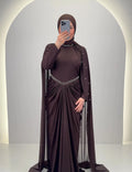 Tiya Evening dress Brown